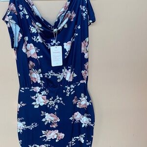 Floral Navy Dress